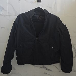 Figs Black Bomber Jacket